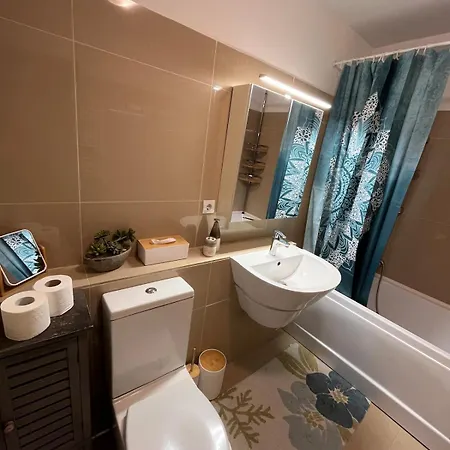 Panoramic Loft-large Terrace-free Garage براشوف