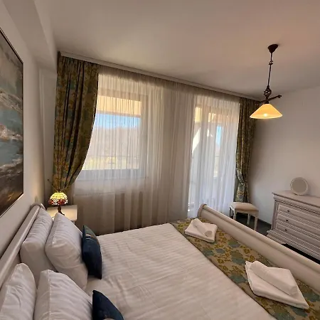 شقة Panoramic Loft-large Terrace-free Garage براشوف