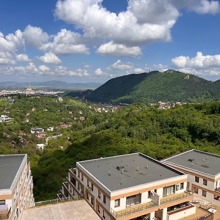 Panoramic Loft-large Terrace-free Garage براشوف