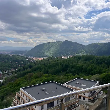 Panoramic Loft-large Terrace-free Garage براشوف